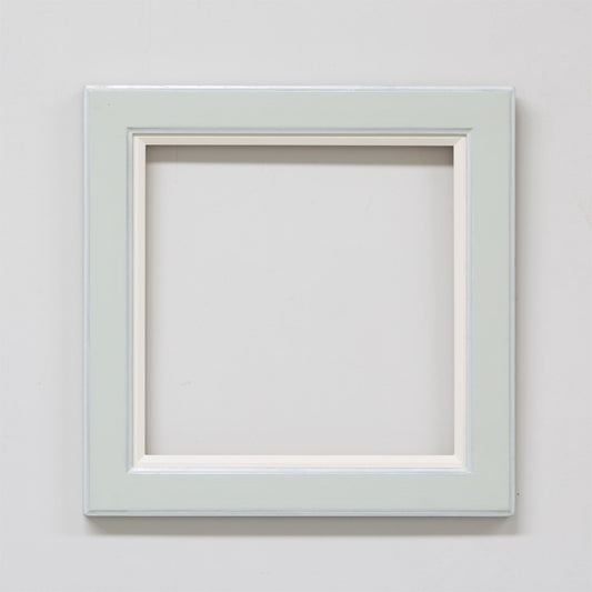 Frame - Mint with Silver Metal Leaf Finish