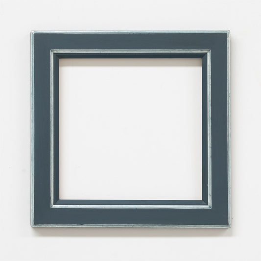 Frame - Navy with Silver Metal Leaf Finish
