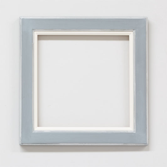 Frame - Stone with Silver Metal Leaf Finish